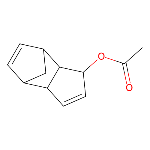 4,7-Methano-1H-inden-1-ol, 3a,4,7,7a-tetrahydro-, acetate structure