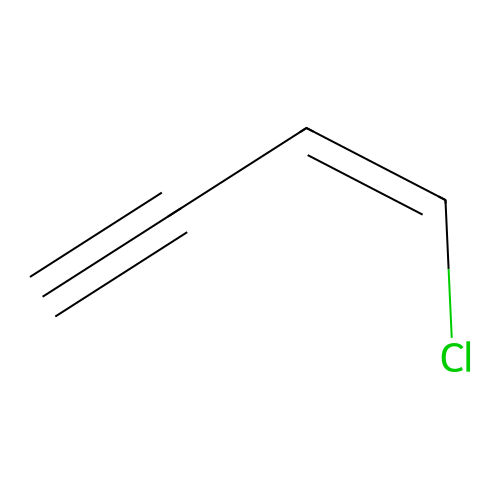 1-Buten-3-yne, 1-chloro-, (Z)- structure