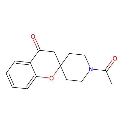 1'-Acetylspiro[chroman-2,4'-piperidin]-4-one structure