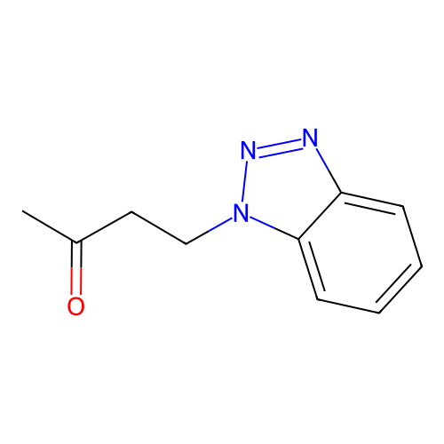 4-(1H-1,2,3-benzotriazol-1-yl)-2-butanone structure