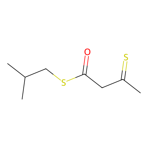 1,3-二硫代乙酰乙酸S-异丁酯 structure