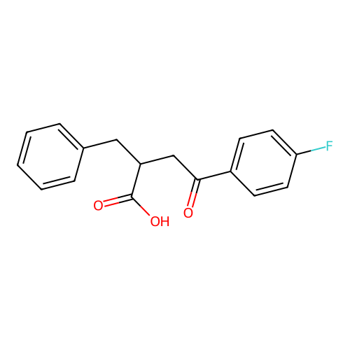 4-Fluoro-gamma-oxo-alpha-(phenylmethyl)benzenebutanoic acid structure