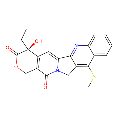 7-Methylthiocamptothecin structure
