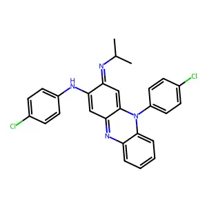 氯苯吩嗪 structure