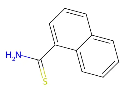 Naphthalene-1-carbothioamide structure