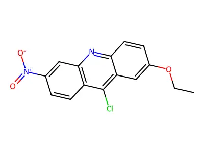 9-Chloro-2-ethoxy-6-nitroacridine structure