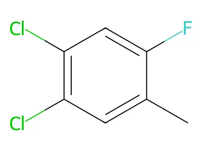 1,2-Dichloro-4-fluoro-5-methylbenzene structure