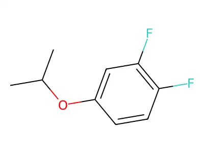 1,2-Difluoro-4-isopropoxybenzene structure