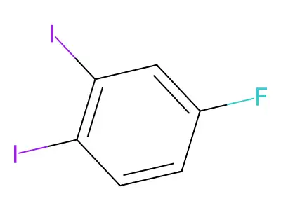 4-Fluoro-1,2-diiodobenzene structure
