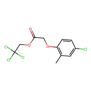 2,2,2-Trichloroethyl (4-chloro-2-methylphenoxy)acetate structure