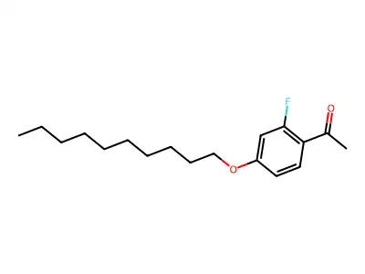 4'-Decyloxy-2'-fluoroacetophenone structure