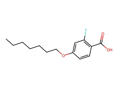 2-Fluoro-4-(heptyloxy)benzoic acid structure
