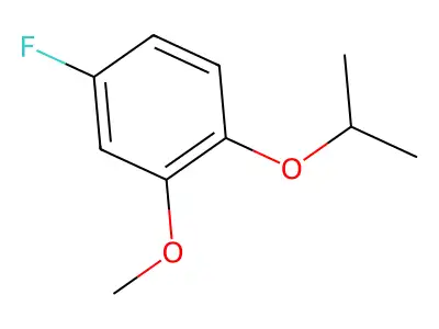 4-Fluoro-2-methoxyphenol, isopropyl ether structure