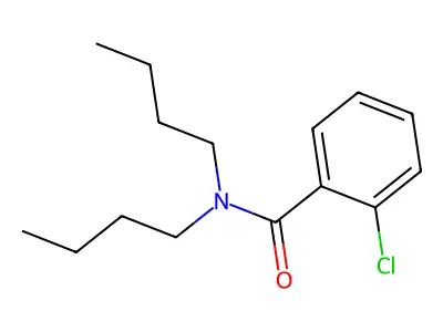 N,N-dibutyl-2-chlorobenzamide structure