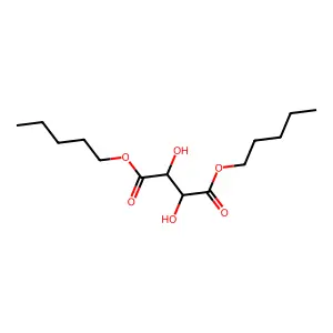 Dipentyl 2,3-dihydroxybutanedioate structure