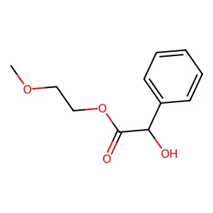 2-Methoxyethyl 2-hydroxy-2-phenylacetate structure