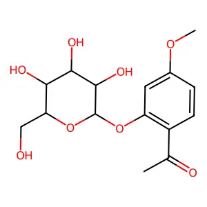 芍药糖苷 structure
