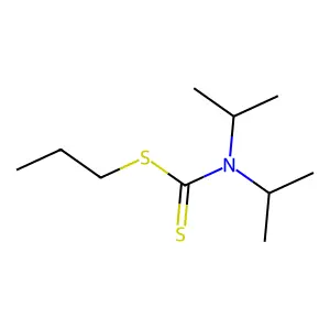 Carbamodithioic acid, bis(1-methylethyl)-, propyl ester structure