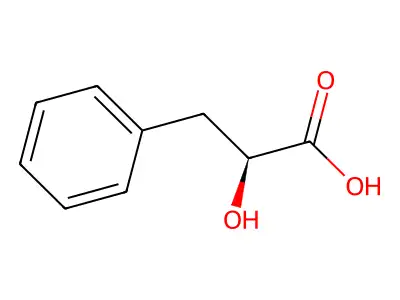 (S)-3-phenyllactate structure