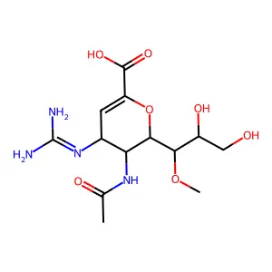 Laninamivir structure