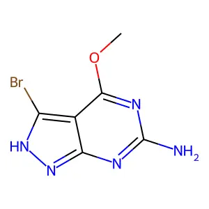 3-Bromo-4-methoxy-1H-pyrazolo[3,4-d]pyrimidin-6-amine structure