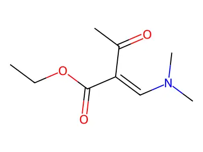 Ethyl 2-acetyl-3-(dimethylamino)acrylate structure