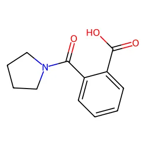2-(Pyrrolidine-1-carbonyl)benzoic acid structure