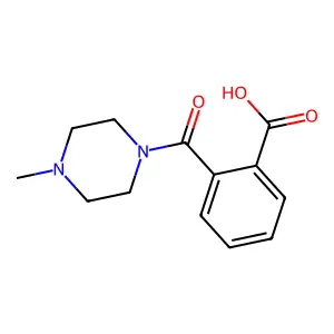 2-(4-Methylpiperazine-1-carbonyl)benzoic acid structure