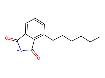 2-Hexylisoindoline-1,3-dione structure