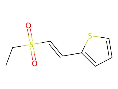 Thiophene,2-[2-(ethylsulfonyl)ethenyl]- structure