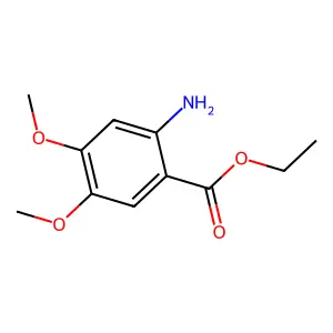 Ethyl 2-amino-4,5-dimethoxybenzoate structure