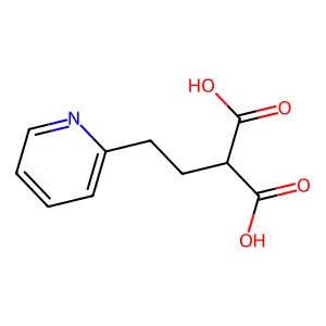 2-(2-Pyridin-2-ylethyl)malonic acid structure
