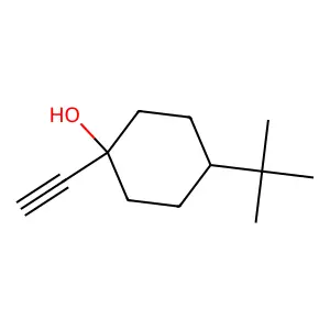4-(1,1-Dimethylethyl)-1-ethynylcyclohexanol structure