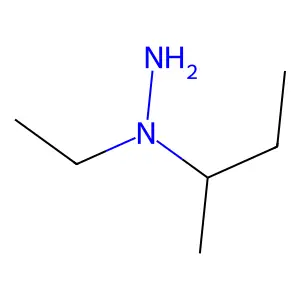 Hydrazine, 1-ethyl-1-(1-methylpropyl)- structure
