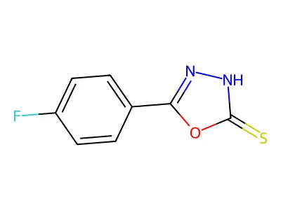 5-(4-Fluorophenyl)-1,3,4-oxadiazole-2-thiol structure