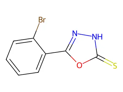 5-(2-Bromophenyl)-1,3,4-oxadiazole-2-thiol structure