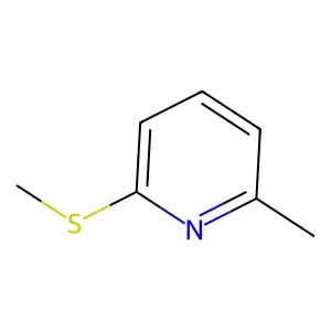 2-Methyl-6-(methylthio)pyridine structure