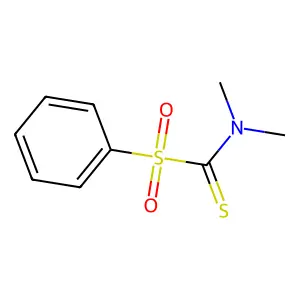 1-(benzenesulfonyl)-N,N-dimethylmethanethioamide structure