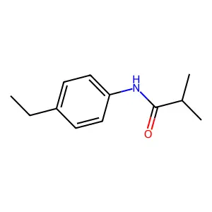 N-(4-ethylphenyl)-2-methylpropanamide structure