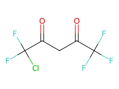 1-Chloro-1,1,5,5,5-pentafluoropentane-2,4-dione structure