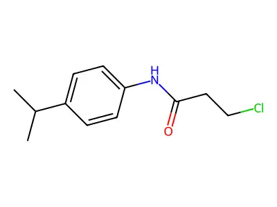 3-Chloro-N-(4-isopropylphenyl)propanamide structure