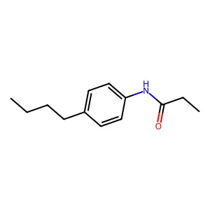 N-(4-butylphenyl)propanamide structure
