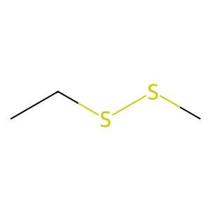 乙基甲基二硫醚 structure