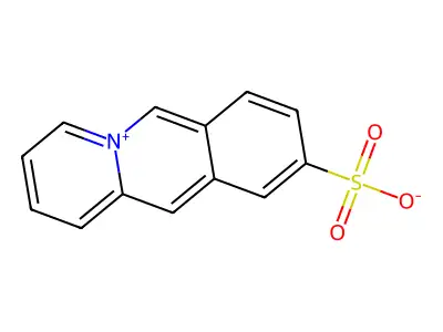 Benzo[b]quinolizin-5-ium-9-sulfonate structure