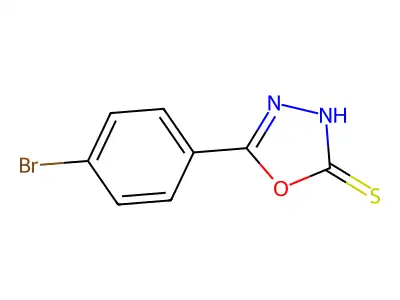 5-(4-溴苯基)-1,3,4-噁二唑-2-硫醇 structure