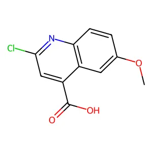 2-Chloro-6-methoxyquinoline-4-carboxylic acid structure