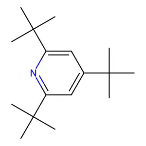 2,4,6-Tri-tert-butylpyridine structure