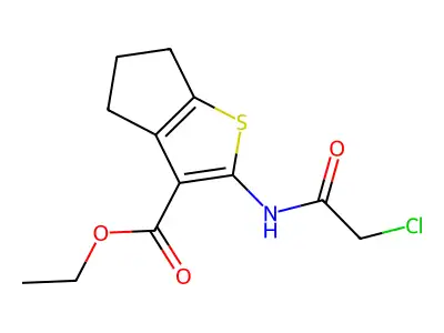 C12H14ClNO3S structure