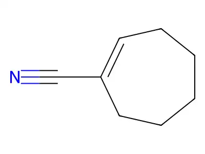 1-Cycloheptene-1-carbonitrile structure