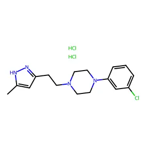 Mepiprazole dihydrochloride structure